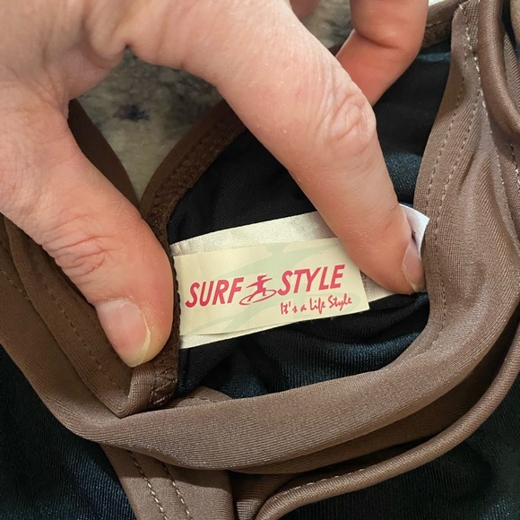 Brown Tie-Side Bikini Bottom - Picture 6 of 7